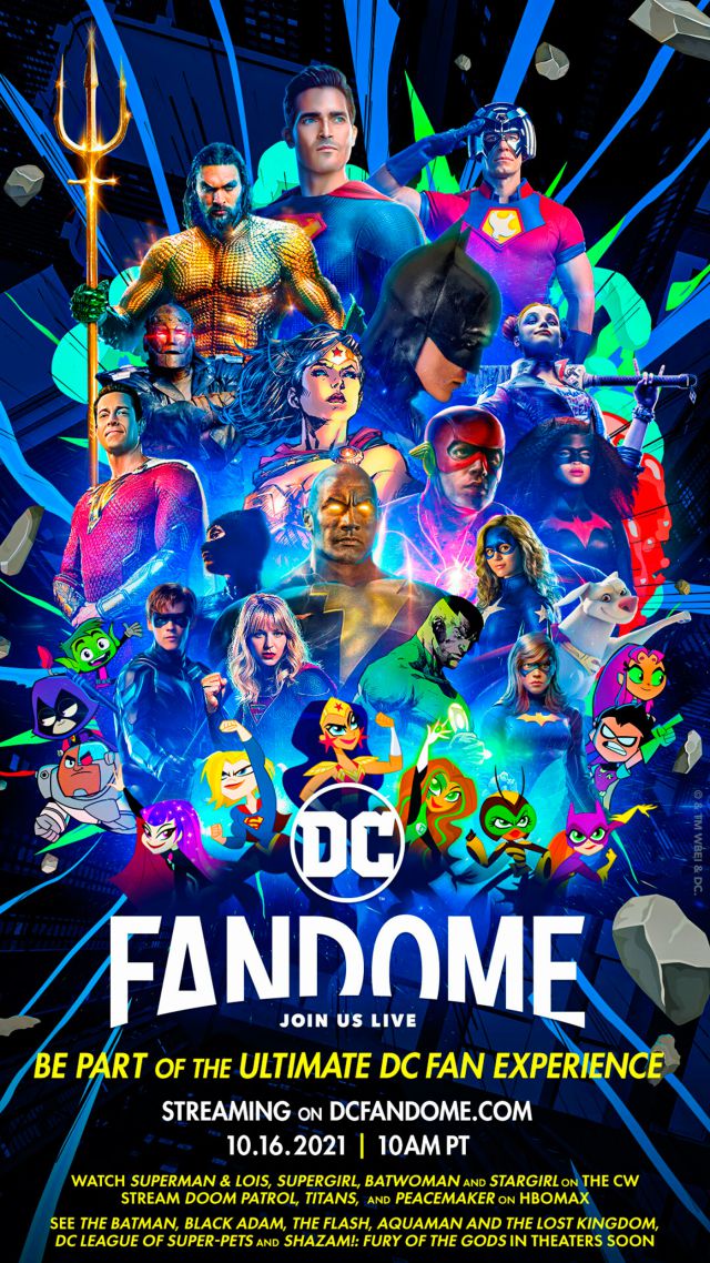 DC FanDome 2021: póster oficial, primer teaser tráiler y horarios revelados