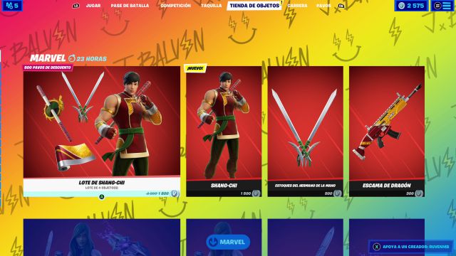 fortnite capitulo 2 temporada 7 skin shang chi shangchi marvel precio contenidos como conseguirlo
