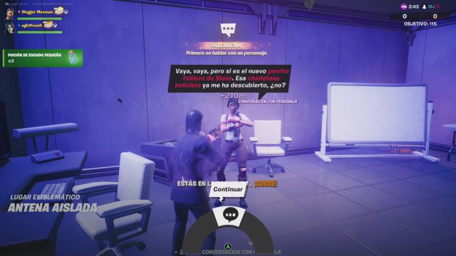 fortnite capitulo 2 temporada 7 desafios misiones semana 14 desafio mision habla con el topo