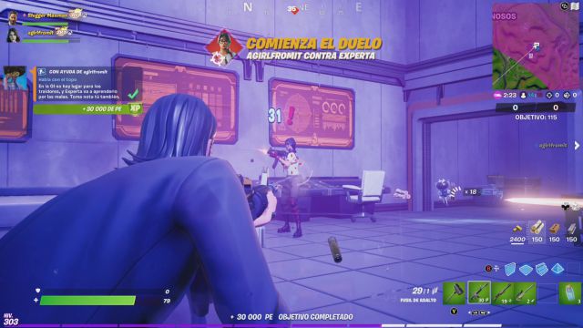fortnite capitulo 2 temporada 7 desafios misiones semana 14 desafio mision habla con el topo