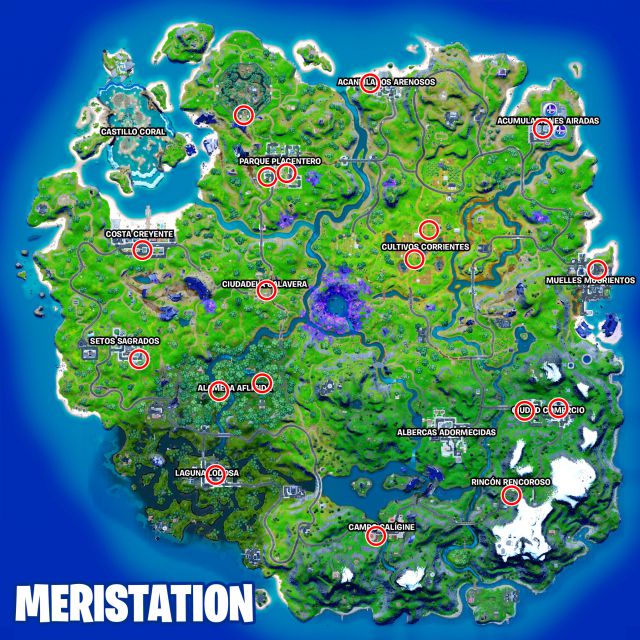fortnite capitulo 2 temporada 8 esfuerzos de guerra globales que son ubicaciones mapa