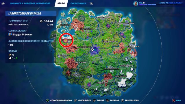 fortnite capitulo 2 temporada 8 misiones tarjeta perforada crepusculo