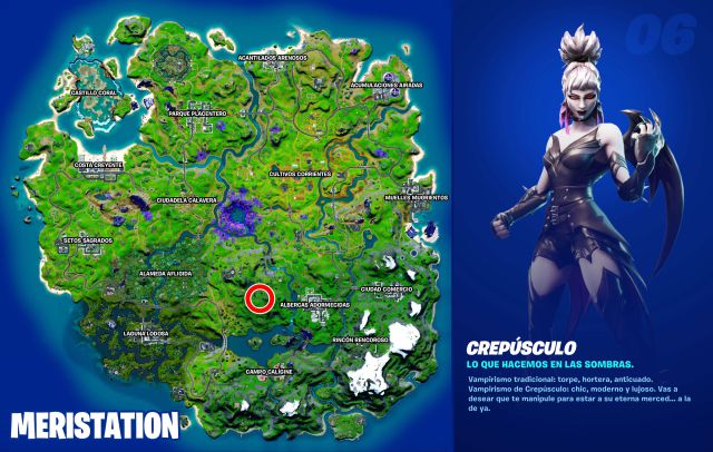 fortnite capitulo 2 temporada 8 misiones tarjeta perforada crepusculo
