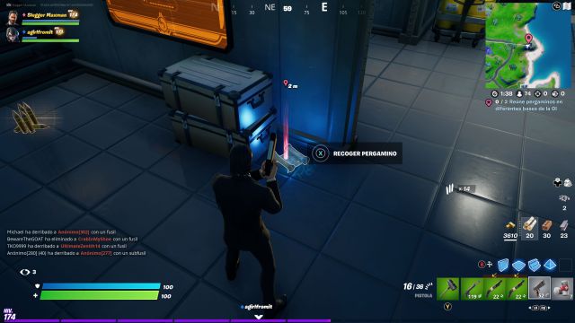 fortnite capitulo 2 temporada 8 misiones tarjeta perforada jonesy oscuro