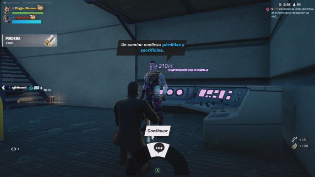 fortnite capitulo 2 temporada 8 misiones tarjeta perforada jonesy oscuro
