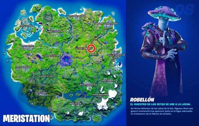 fortnite capitulo 2 temporada 8 misiones tarjeta perforada robellon