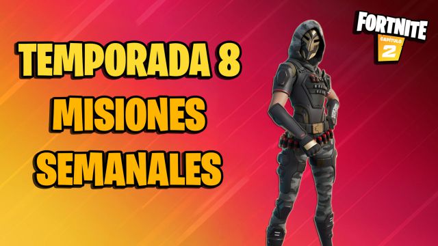 fortnite capitulo 2 temporada 8 misiones semanales