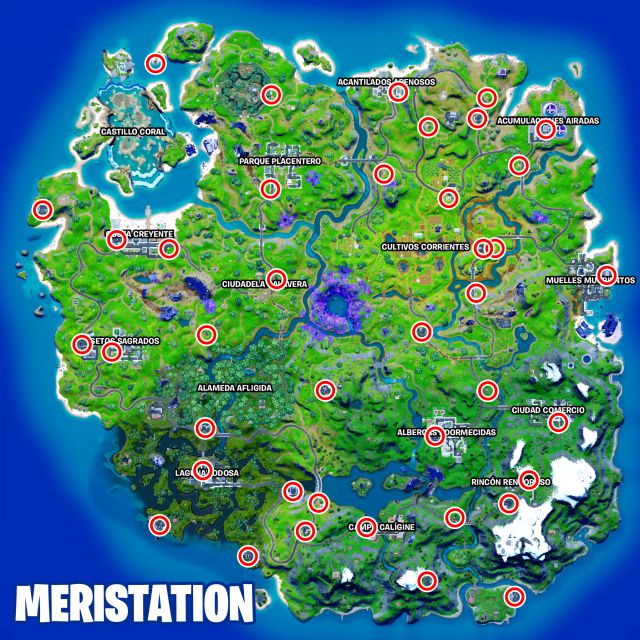 fortnite capitulo 2 temporada 8 cabinas telefonos publicos ubicaciones mapa