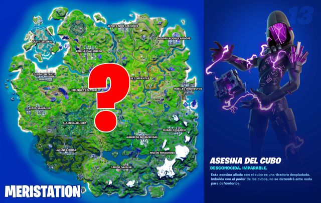 fortnite capitulo 2 temporada 8 personaje 13 asesina del cubo ubicacion como matarla