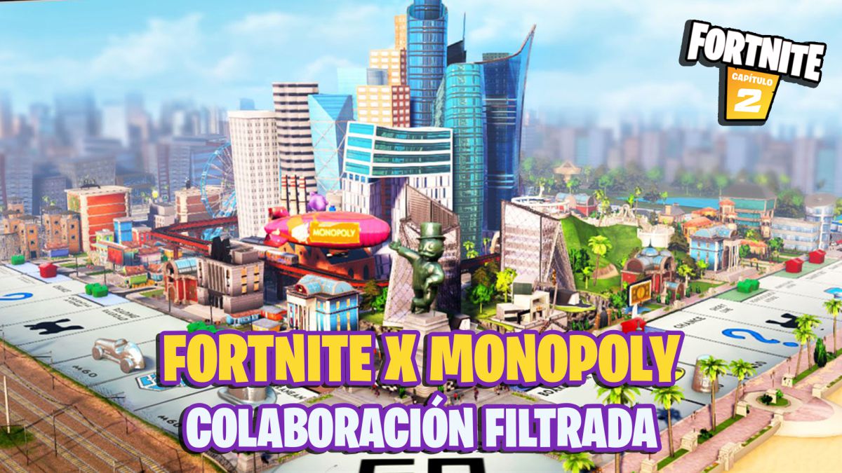 fortnite capitulo 2 temporada 8 monopoly evento colaboracion objetos filtrados