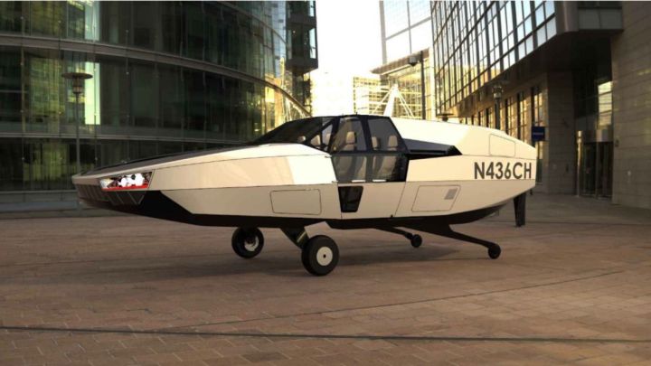 Aterrizaje y despegue en vertical y sin necesidad de alas. Así es y así vuela el CityHawk, el coche volador de los israelíes Urban Aeronautics. 