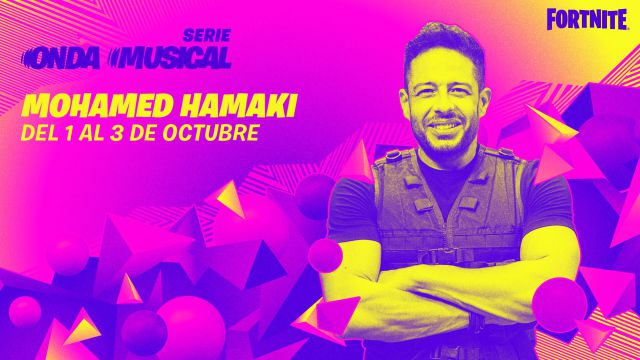 fortnite capitulo 2 temporada 8 evento concierto onda musical mohamed hamaki fechas horarios como ver en directo online