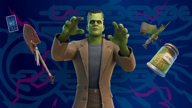 fortnite capitulo 2 temporada 8 skin monstruo de frankenstein precio contenidos universal halloween 2021