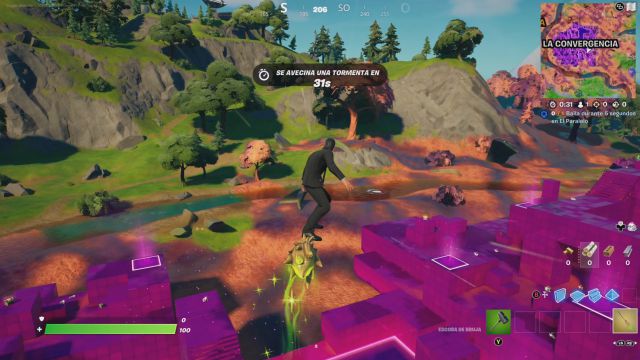 fortnite capitulo 2 temporada 8 fortnitemares 2021 pesadilla antes de la tempestad la ira de la reina del cubo escobas de bruja donde estan donde encontrarlas que hacen