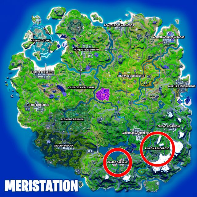 fortnite capitulo 2 temporada 8 desafios misiones los cazafantasmas desafio mision despliega sismografos en campo caligine o rincon rencoroso