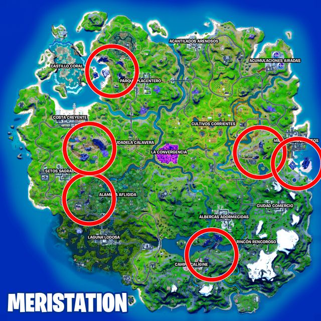 fortnite capitulo 2 temporada 8 la reina del cubo desafios misiones desafio mision usa un pescao sombrio o una piedra de sombra durante 3 segundos cerca de otro jugador