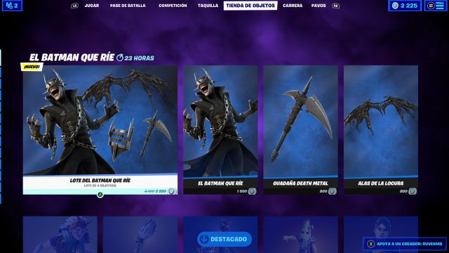 Fortnite: skin El Batman que Ríe ya disponible; precio y contenidos -  MeriStation