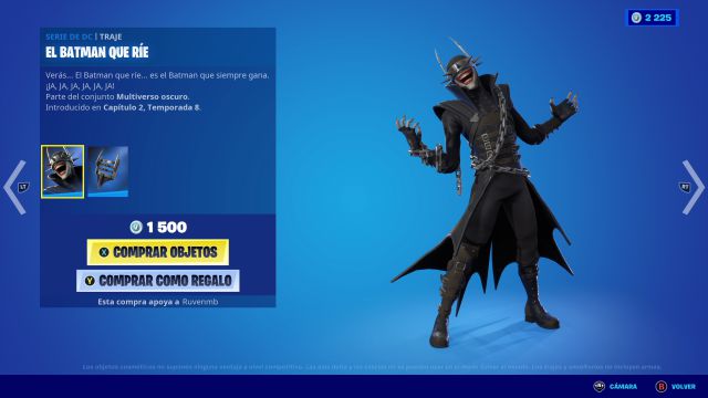 Fortnite: skin El Batman que Ríe ya disponible; precio y contenidos -  MeriStation