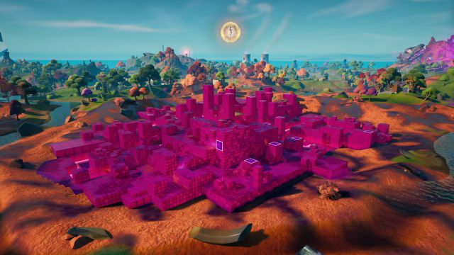 fortnite capitulo 2 temporada 8 piramide la convergencia evento final reina del cubo