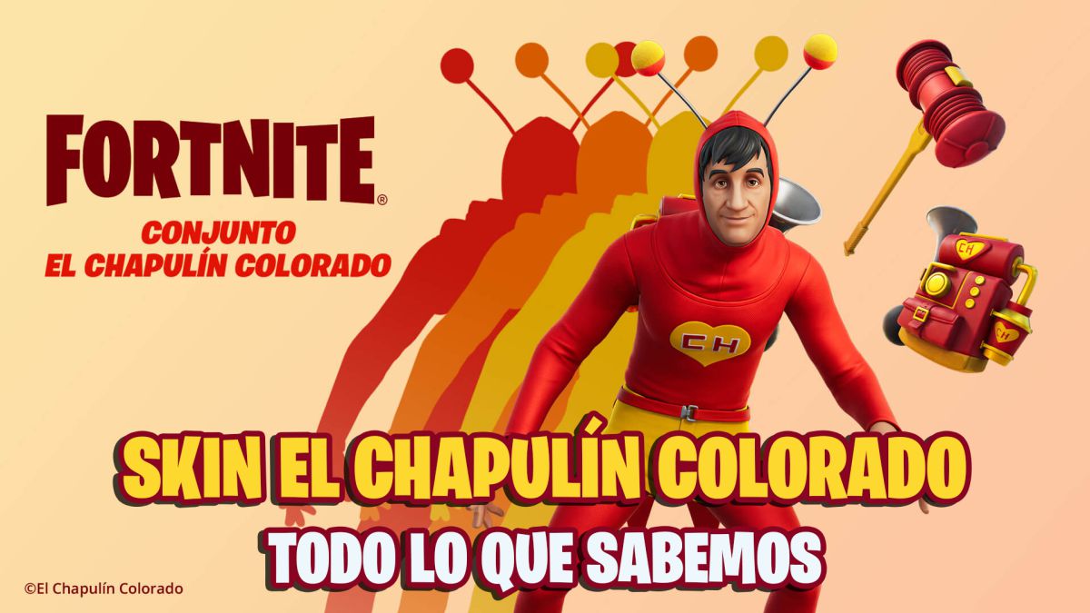 fortnite capitulo 2 temporada 8 el chapulin colorado chespirito skin