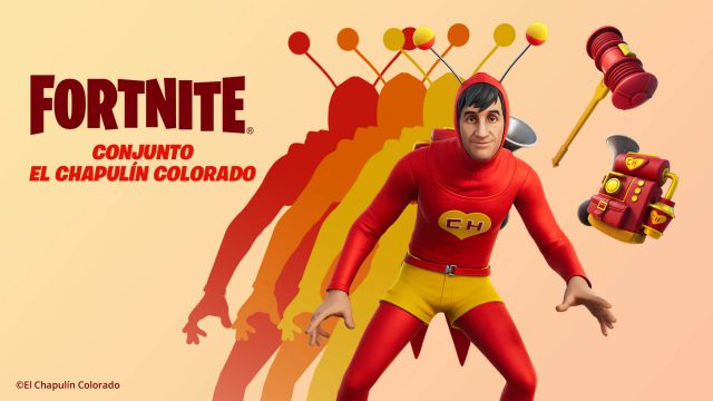 fortnite capitulo 2 temporada 8 el chapulin colorado chespirito skin