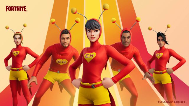 fortnite capitulo 2 temporada 8 el chapulin colorado chespirito skin