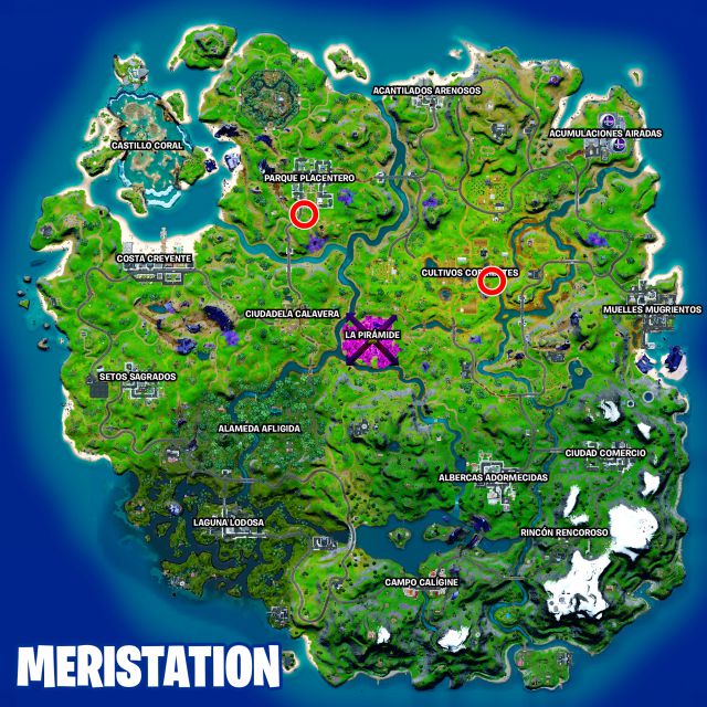 fortnite capitulo 2 temporada 8 bruto desguazado ubicaciones
