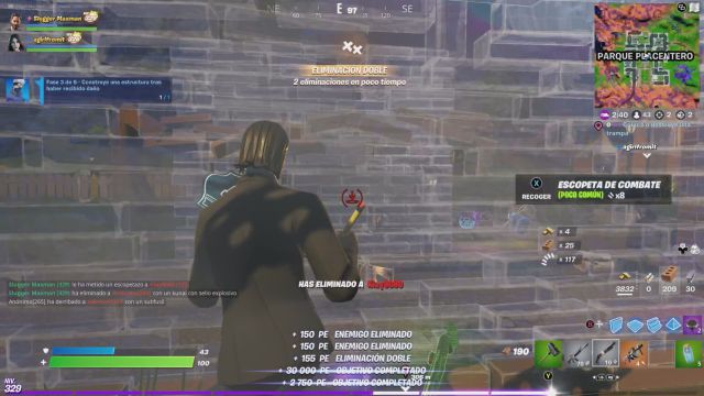 fortnite capitulo 2 temporada 8 misiones tarjeta perforada kakashi