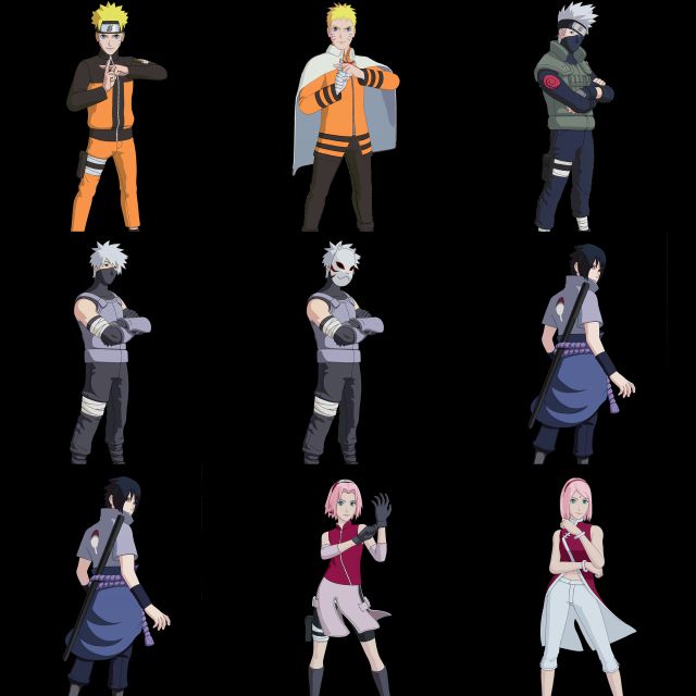 fortnite capitulo 2 temporada 8 naruto shippuden naruto sakura sasuke kakashi skins como conseguirlos
