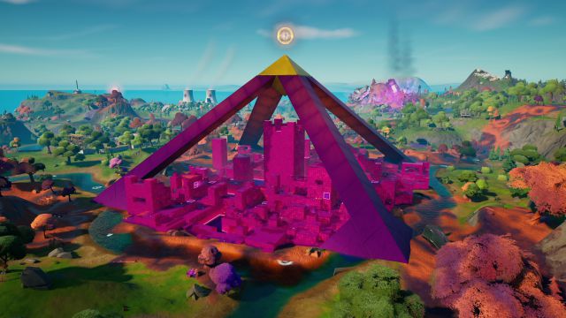 fortnite capitulo 2 temporada 8 la convergencia la piramide cambios en el mapa