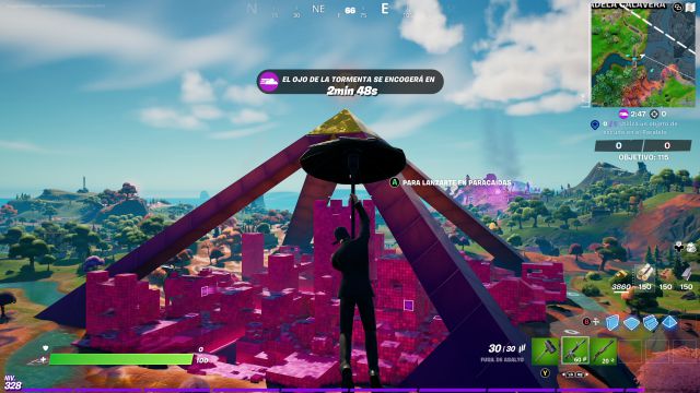 fortnite capitulo 2 temporada 8 la convergencia la piramide cambios en el mapa