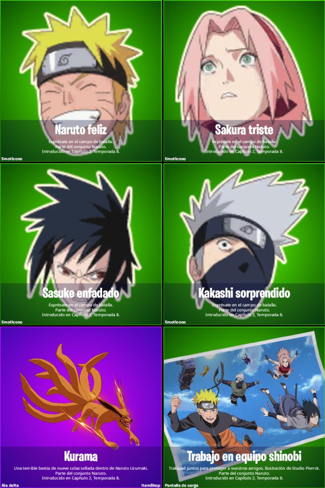 fortnite capitulo 2 temporada 8 naruto desafios misiones nindo premios recompensas gratis