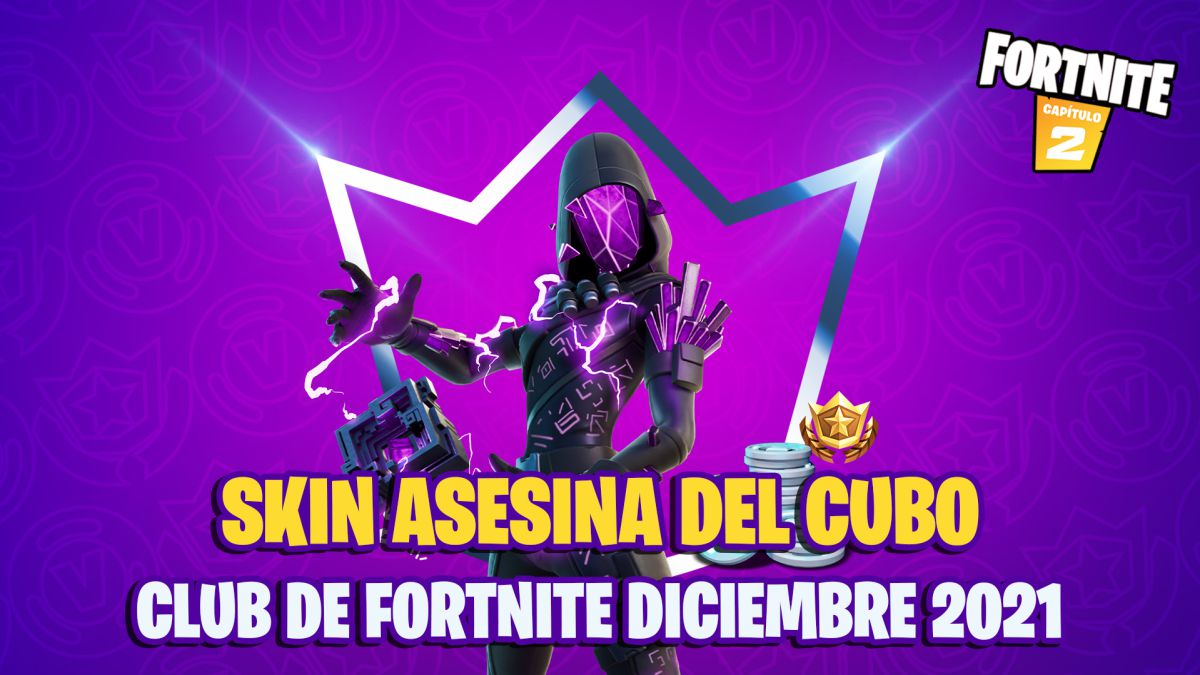 Así es el skin Asesina del Cubo del Club de Fortnite de diciembre 2021 -  MeriStation