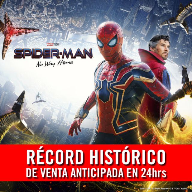 Spider-Man: No Way Home bate el récord histórico de preventa de entradas en  España - MeriStation