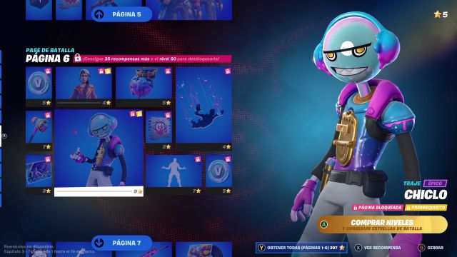 fortnite capitulo 3 temporada 1 pase de batalla skins objetos