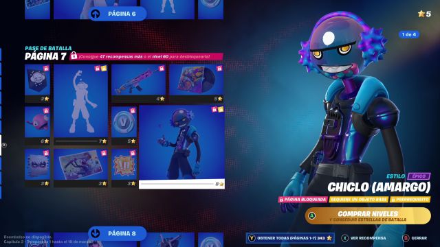 fortnite capitulo 3 temporada 1 pase de batalla skins objetos