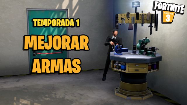 fortnite capitulo 3 temporada 1 bancos de mejoras como mejorar armas ubicaciones