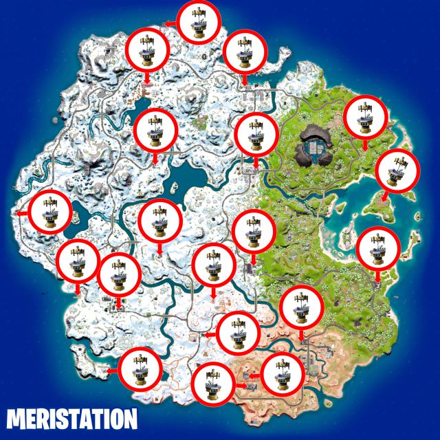 fortnite capitulo 3 temporada 1 bancos de mejoras como mejorar armas ubicaciones