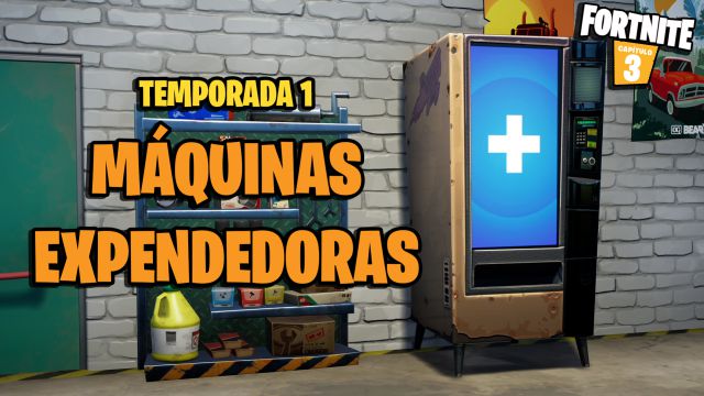 fortnite capitulo 3 temporada 1 maquinas expendedoras armatronic curatronic ubicaciones donde estan para que sirven