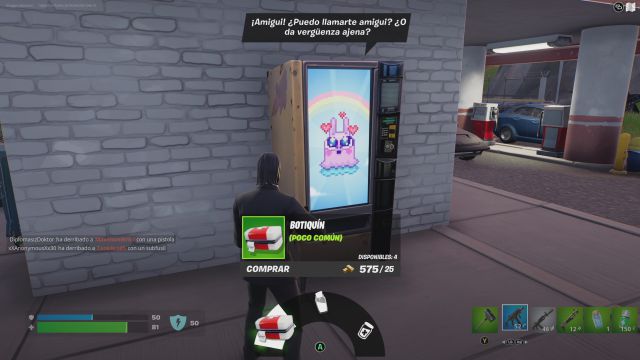 fortnite capitulo 3 temporada 2 maquinas expendedoras armatronic curatronic ubicaciones donde estan para que sirven