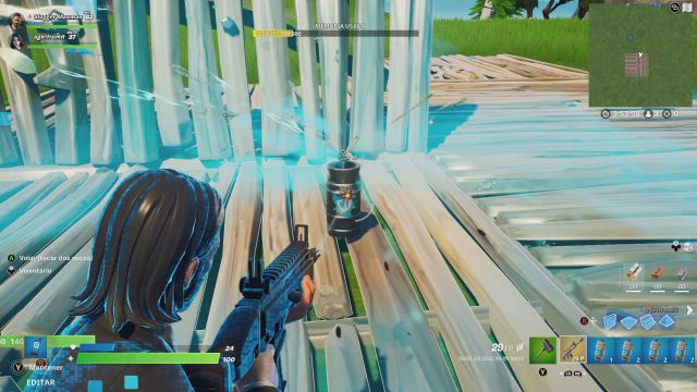 fortnite capitulo 3 temporada 1 nuevo objeto bombona de escudo que es donde esta