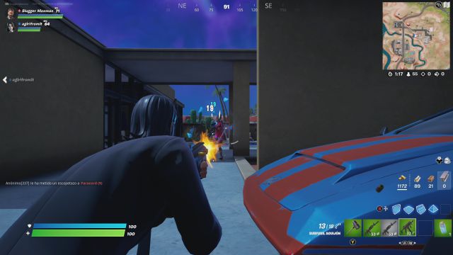 fortnite capitulo 3 temporada 1 desafios misiones semana 3 desafio mision inflige daño a oponentes en carretes calurosos o cañon condominio