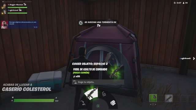 fortnite capitulo 3 temporada 1 desafios misiones semana 3 desafio mision recoge objetos almacenados en una tienda