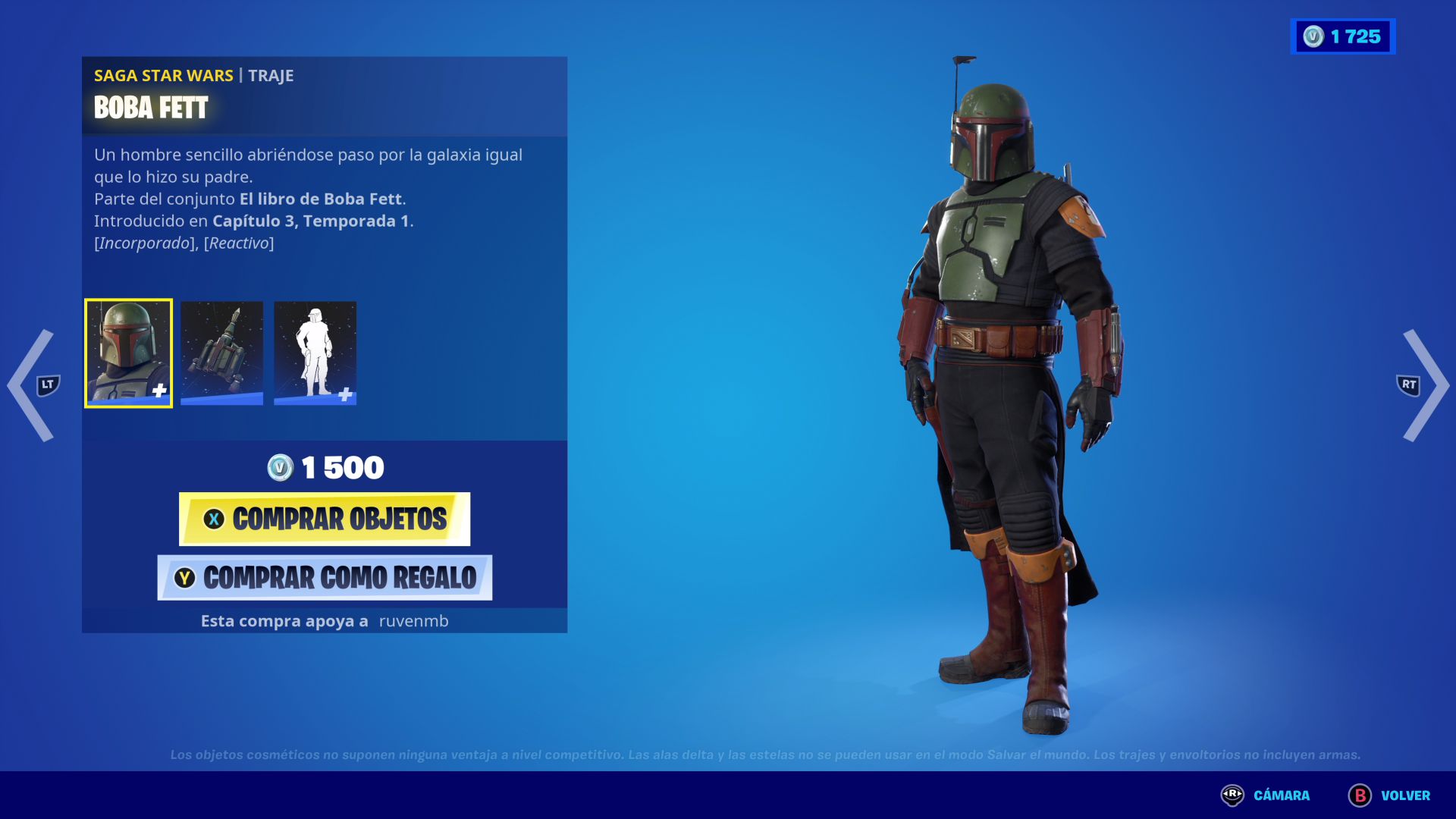 Fortnite: skin Boba Fett ya disponible; cómo conseguirlo - MeriStation