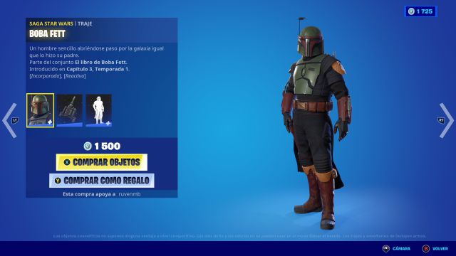 fortnite capitulo 3 temporada 1 star wars skin boba fett como conseguirlo