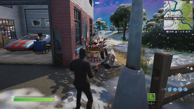 fortnite capitulo 3 temporada 1 desafios misiones evento festival de invierno 2021 desafio mision recorre 1000 metros en un quadtaclismo de cascanueces
