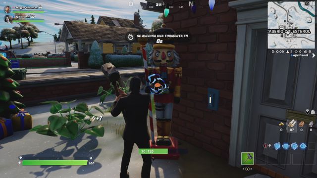 fortnite capitulo 3 temporada 1 desafios misiones evento festival de invierno 2021 desafio mision destruye adornos navideños