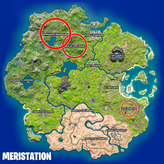 fortnite capitulo 3 temporada 1 desafios misiones semana 4 desafio mision recolecta madera en los jonesys tuneles tortuosos o aserradero abandonado