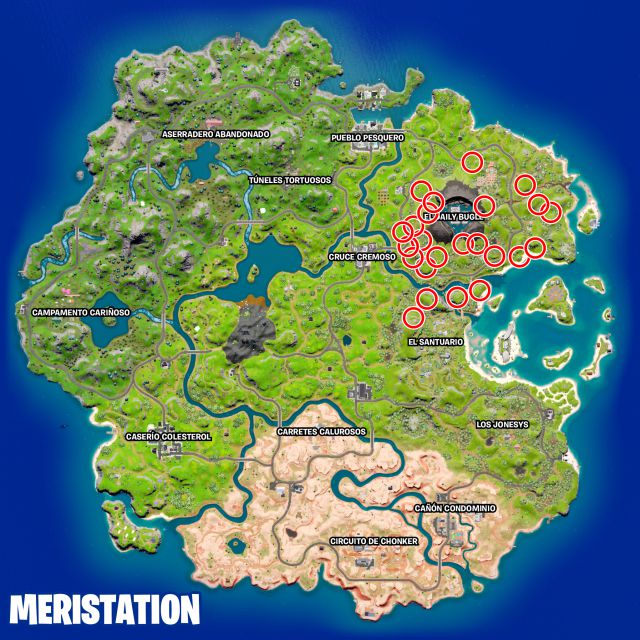 fortnite capitulo 3 temporada 1 desafios misiones semana 4 desafio mision escondete en la hierba alta durante 10 segundos