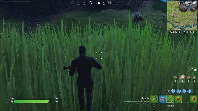 fortnite capitulo 3 temporada 1 desafios misiones semana 4 desafio mision escondete en la hierba alta durante 10 segundos